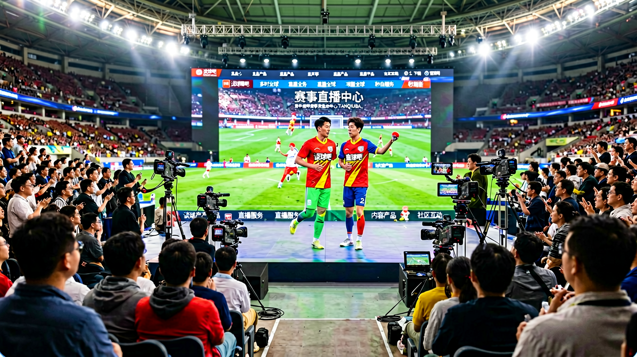 谈球吧APP赛事直播中心界面，多视角高清体育直播画面